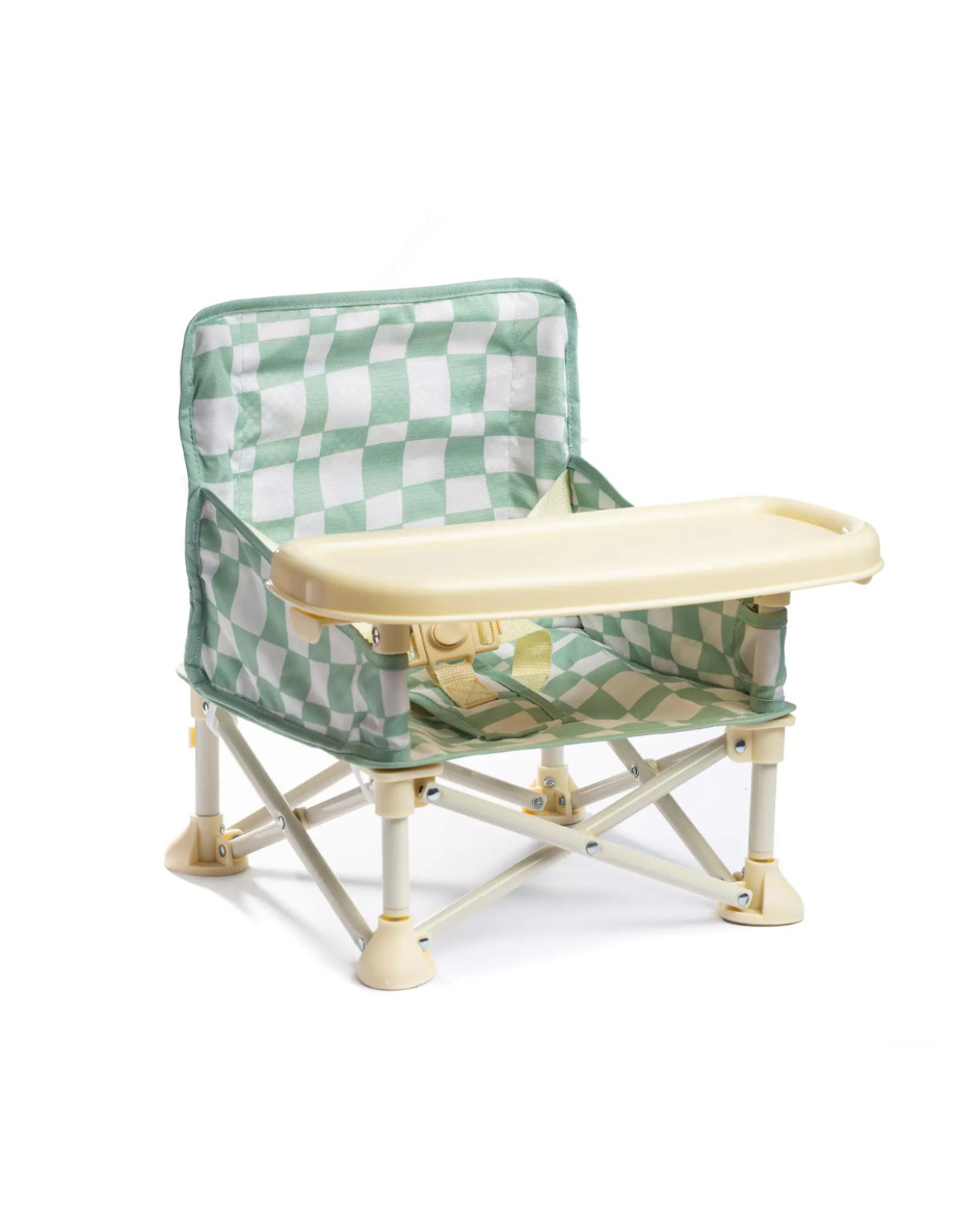 Parker Baby Chair Green Check