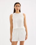 Zosia Knit Tank White