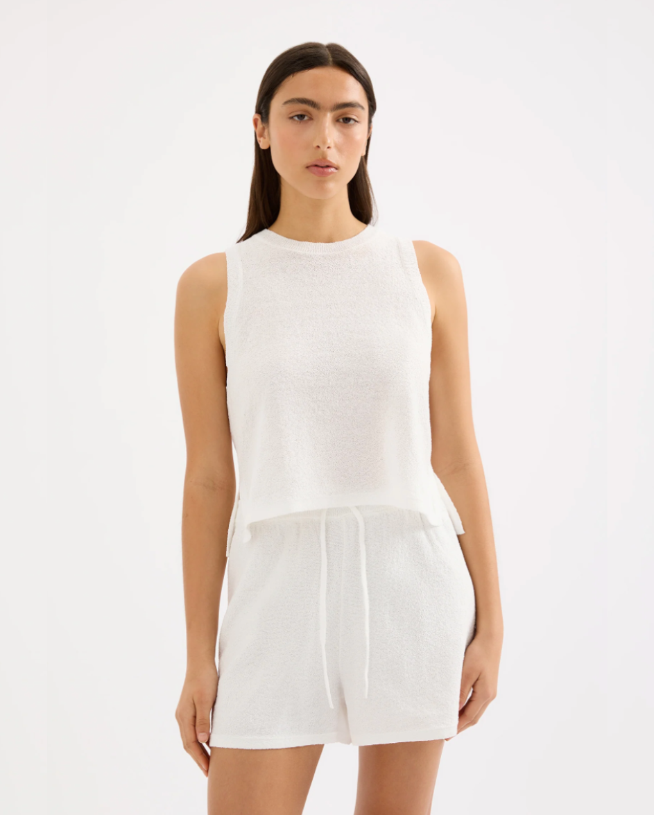 Zosia Knit Short White