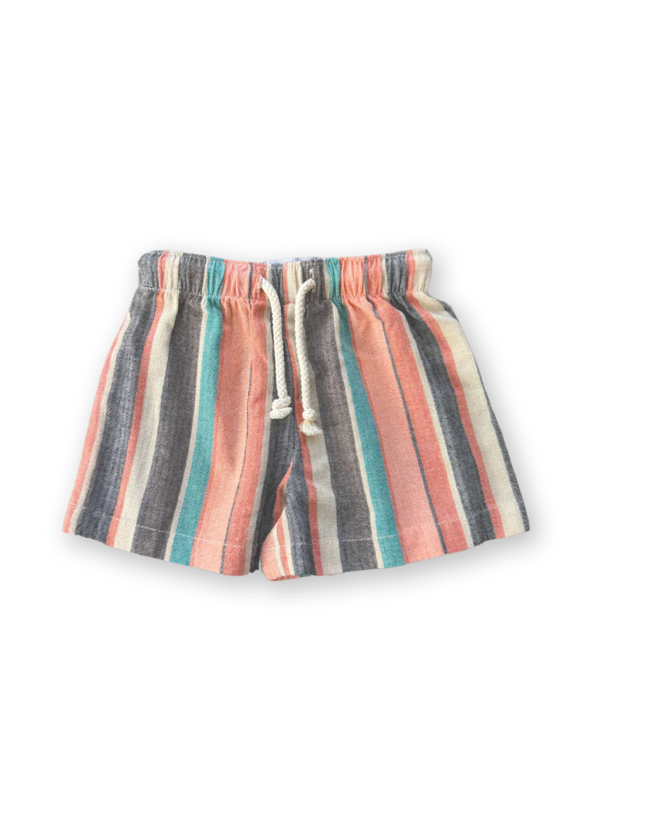 Summer Stripe Cotton Short