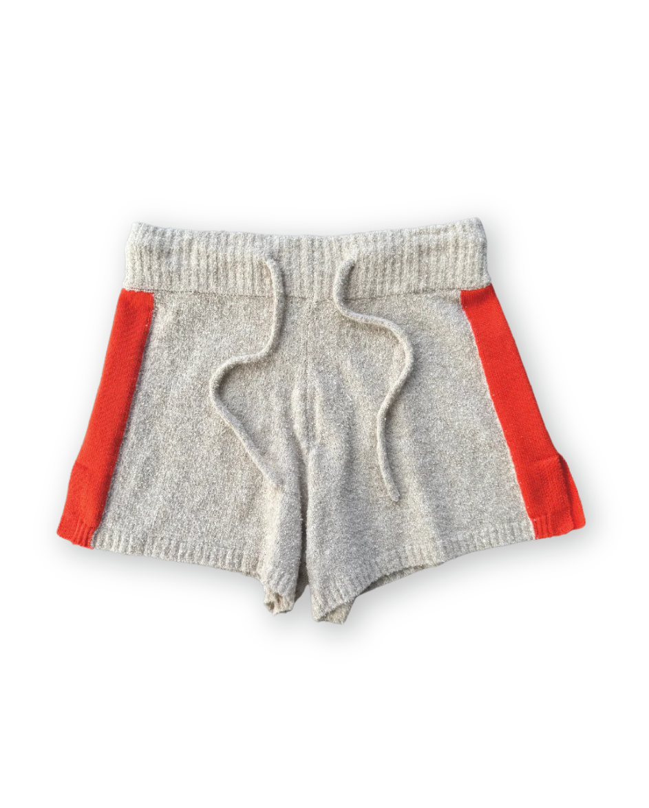 Knitted Shorts Dune Rosso