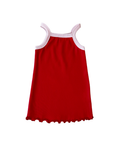 Elsie Ribbed Dress Red / Pink