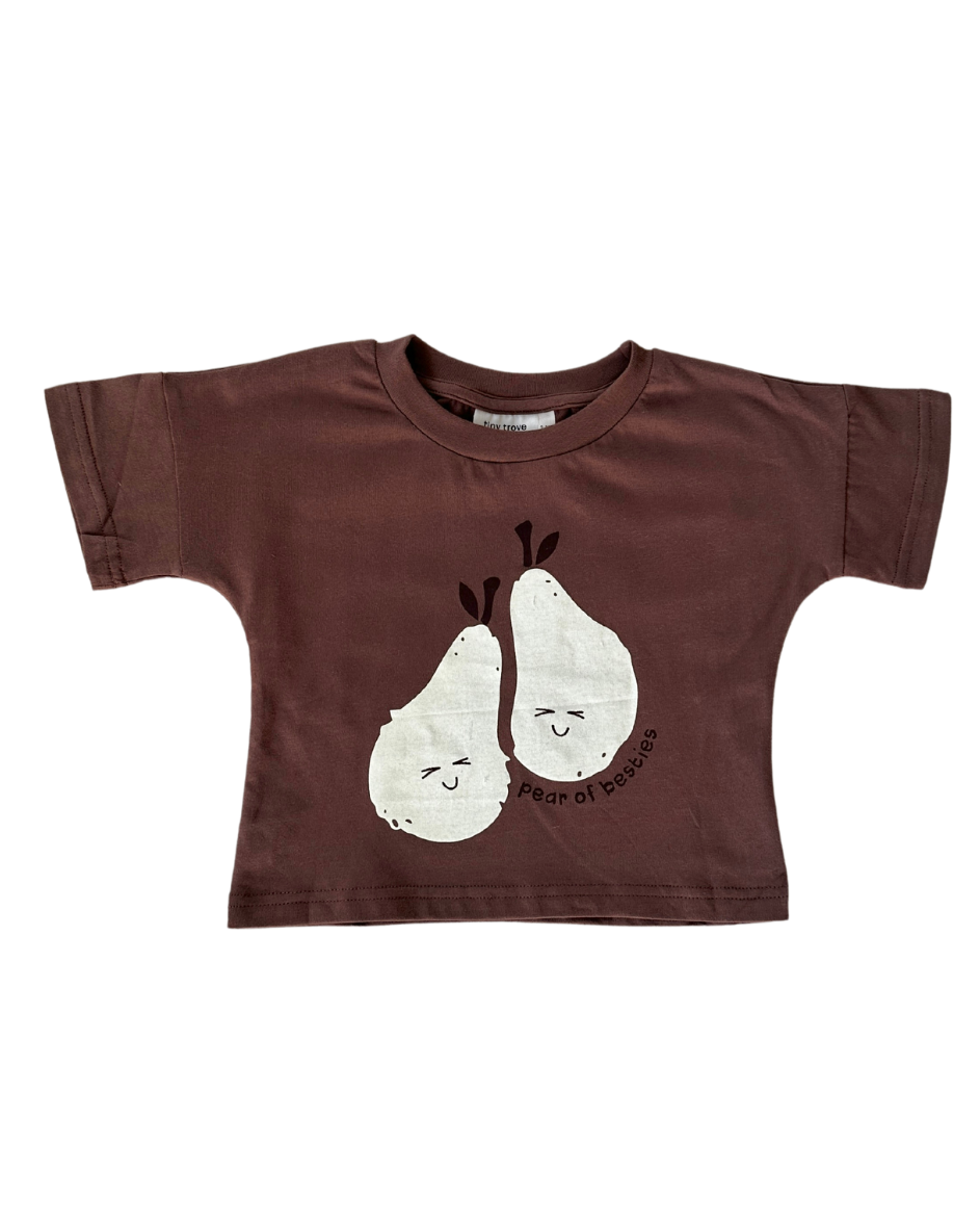 Pear Relaxed Tee Iced Choc