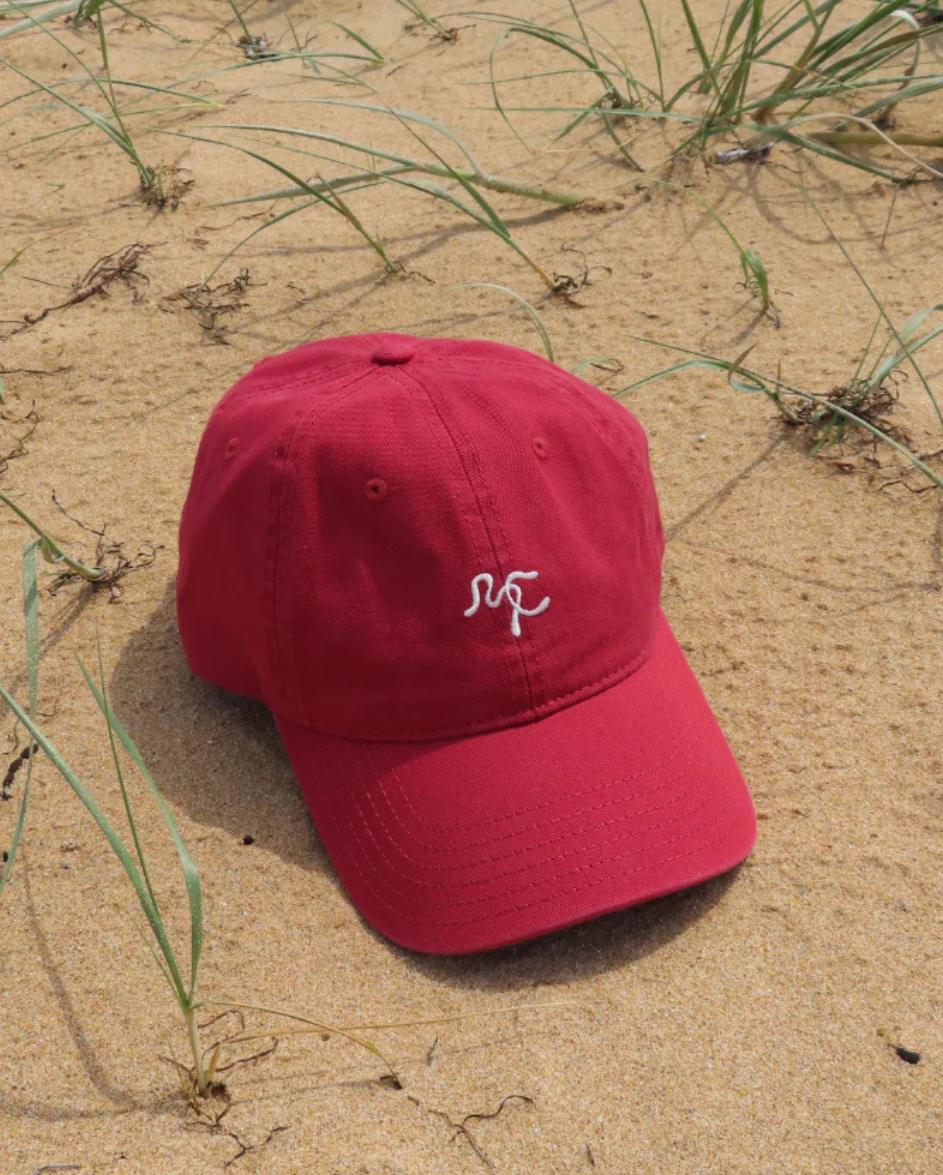 Embroidered Cap Red