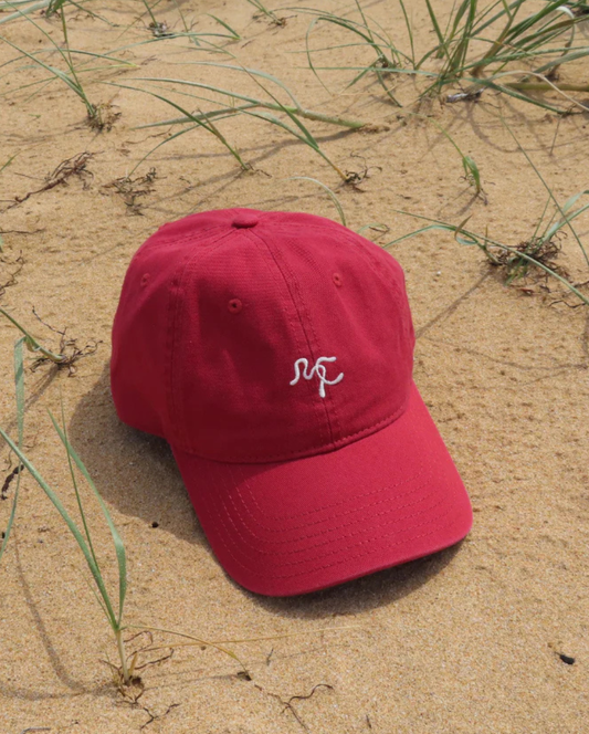 Embroidered Cap Red