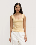 Paulina Scoop Tank Chamomile