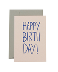 Slim Happy Birthday Cobalt