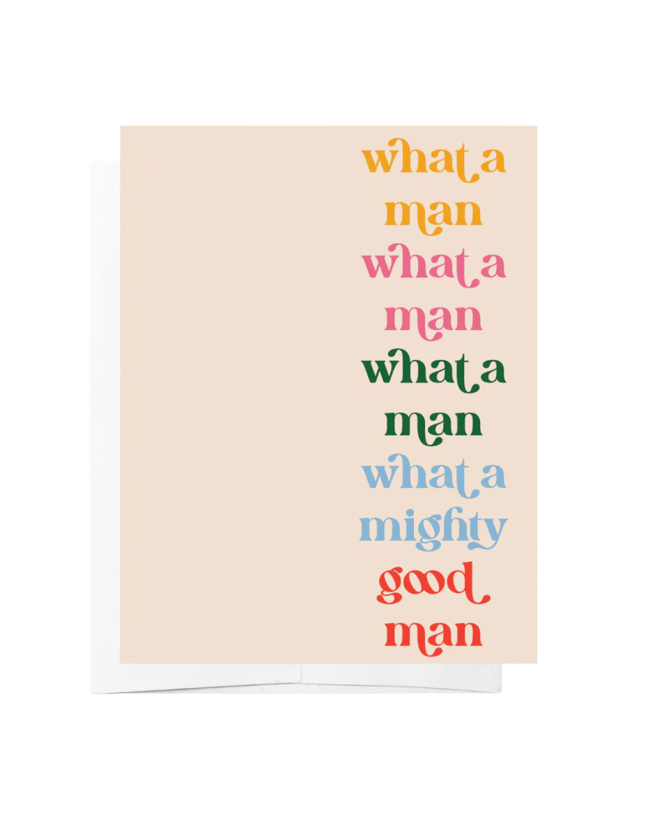 What A Man Card