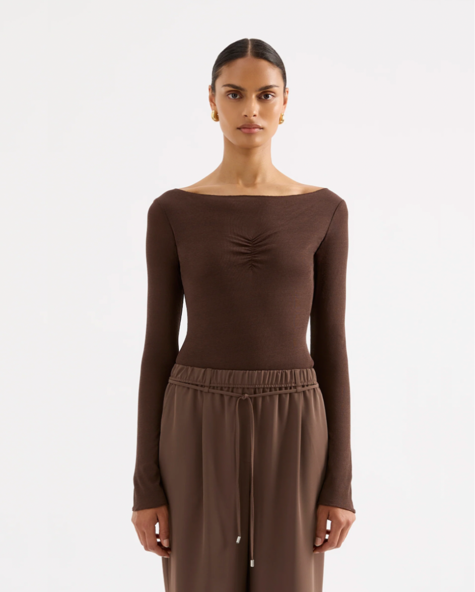 Clement LS Top Chestnut