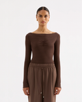 Clement LS Top Chestnut