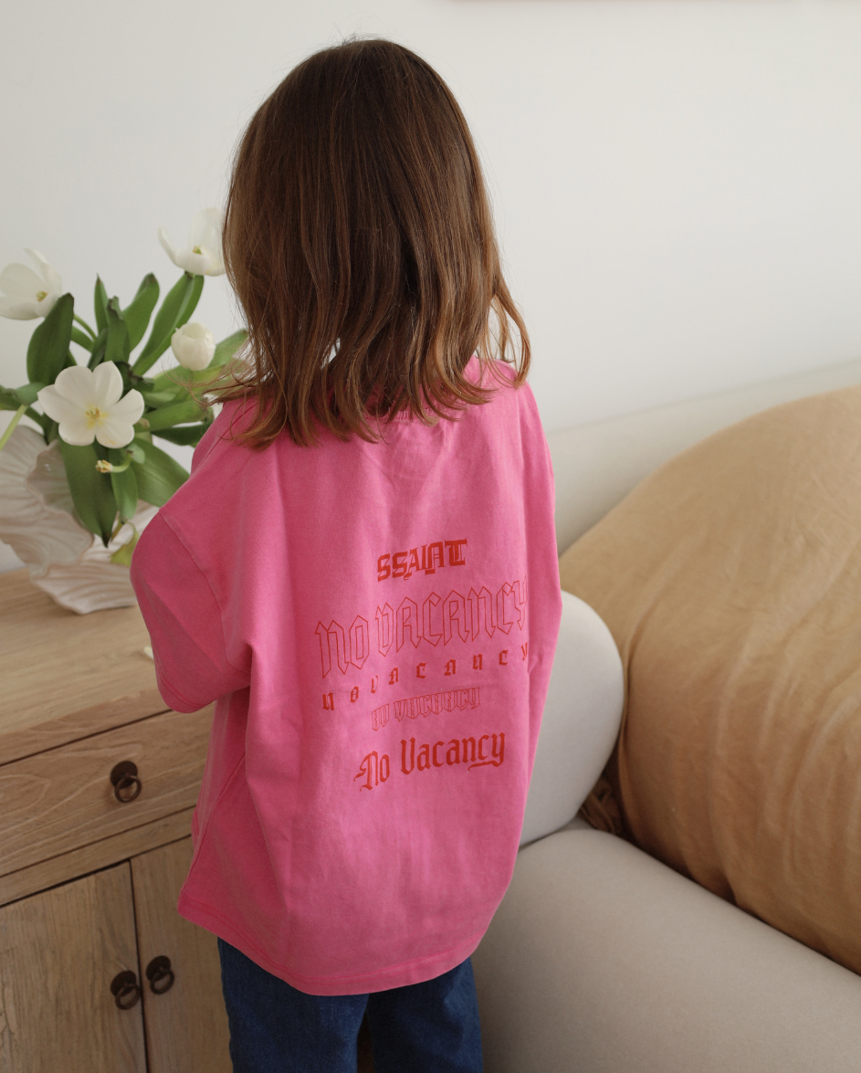 Kids Pink Acid Tee
