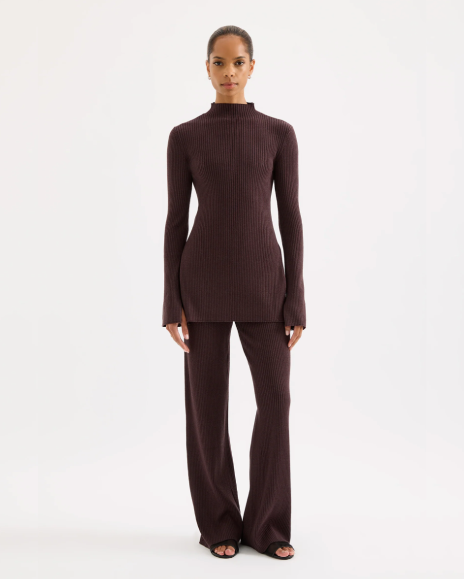 Malo Knit Pant Bark
