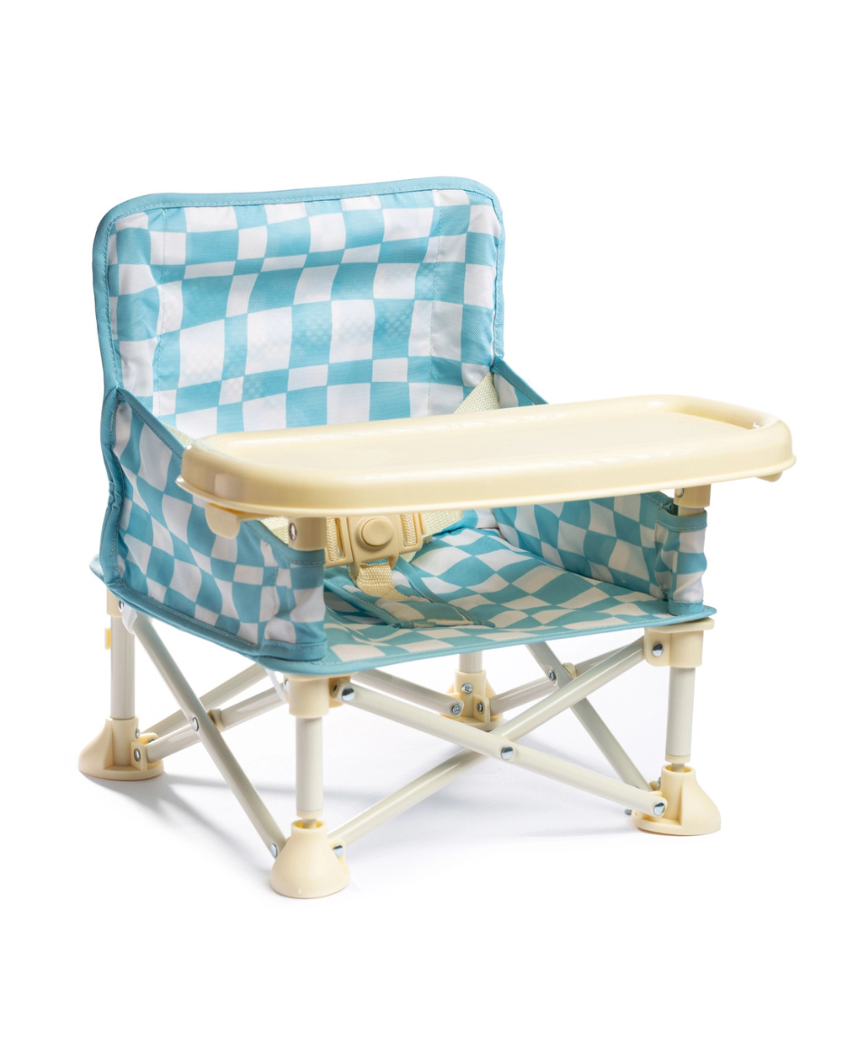 Harper Baby Chair Blue Check