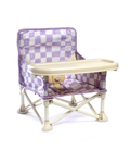Ava Baby Chair Purple Check