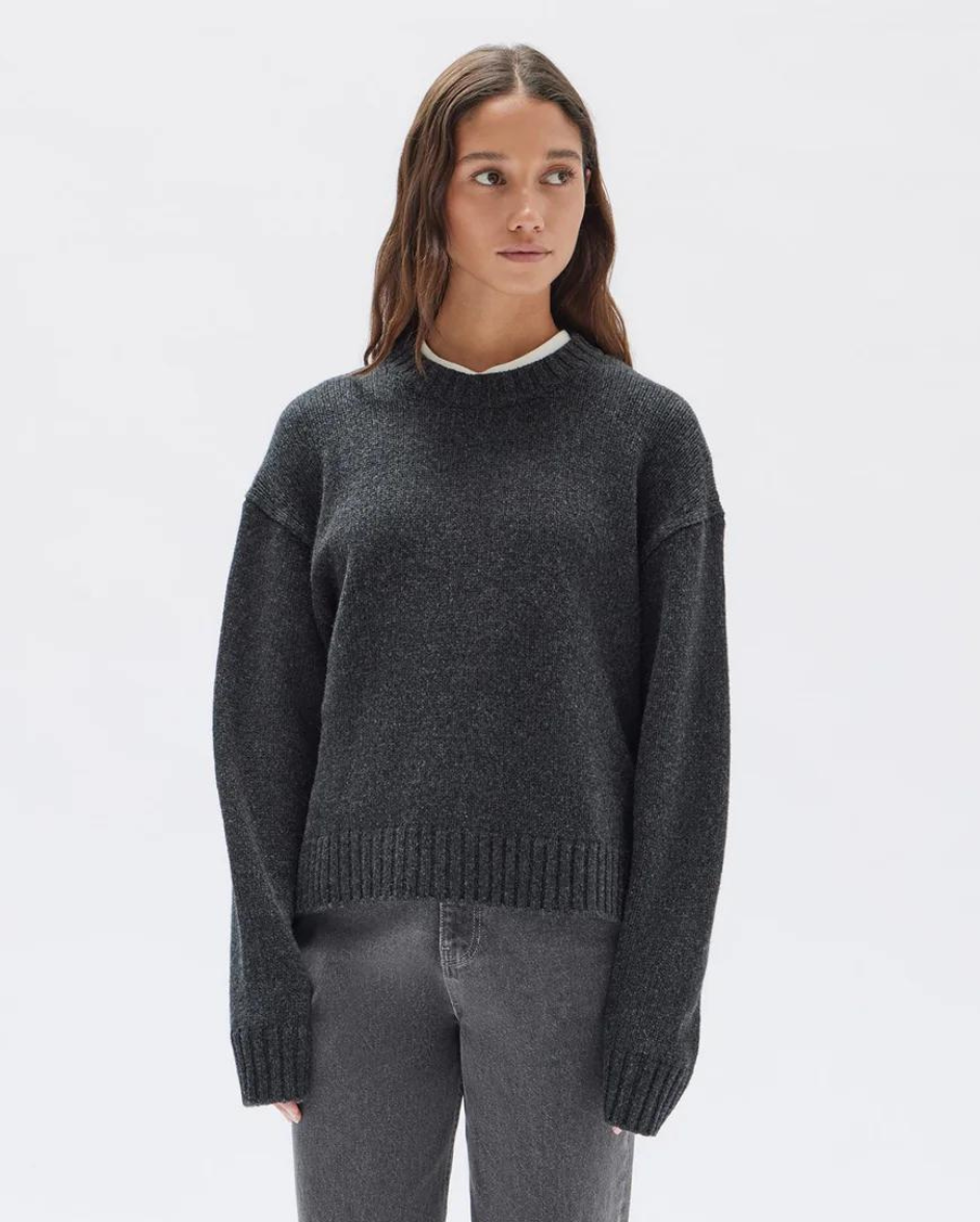 Chloe Knit Jumper Dark Grey