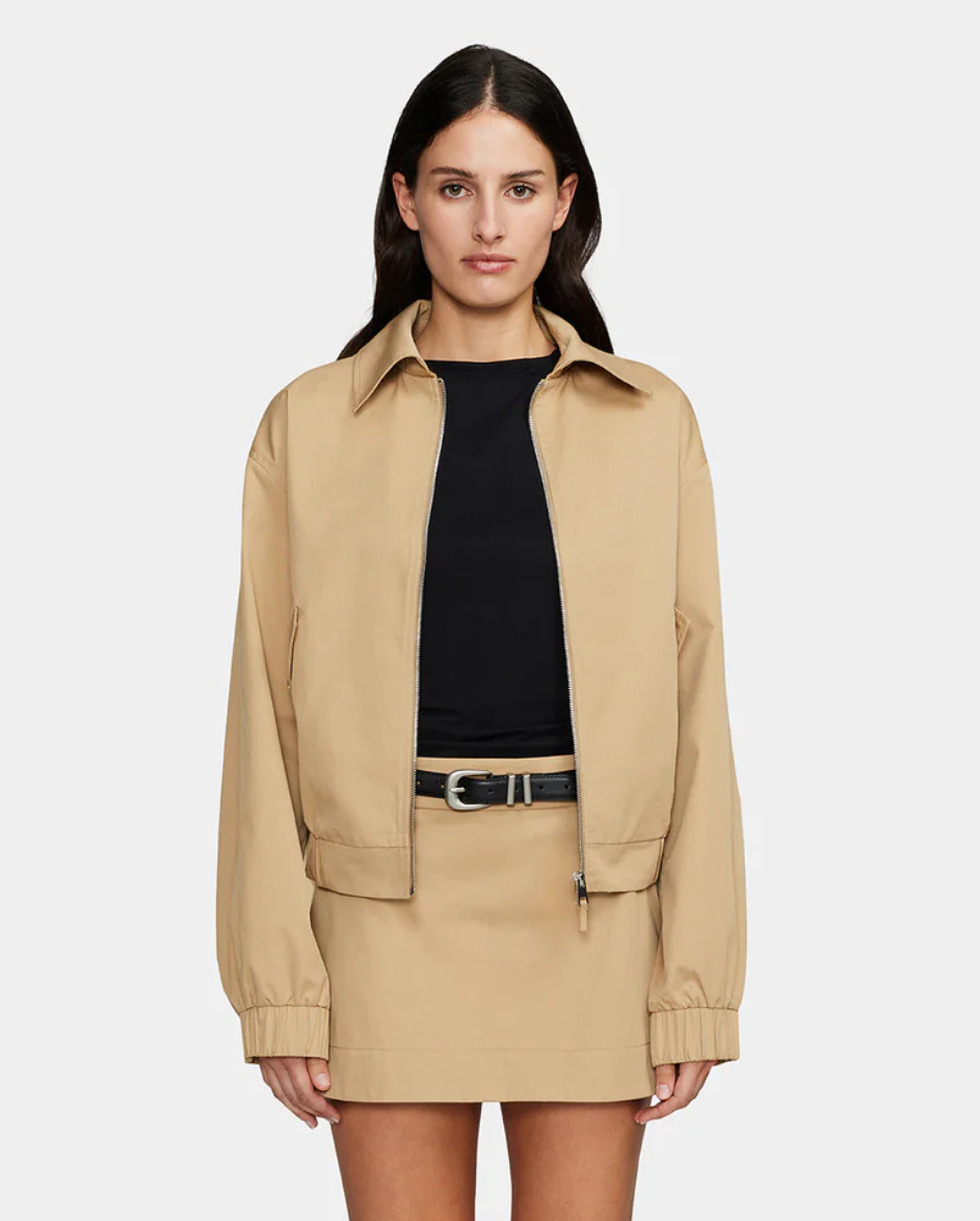 Marquez Bomber Jacket Caramel