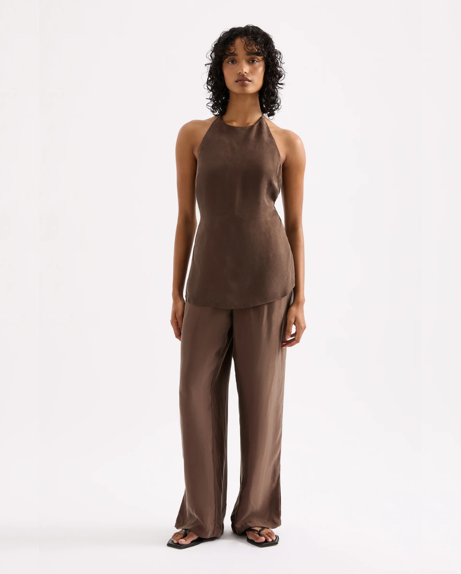 Linnea Cupro Pant Clove