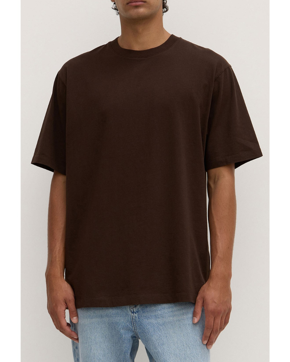Knox Oversized Tee Burgundy