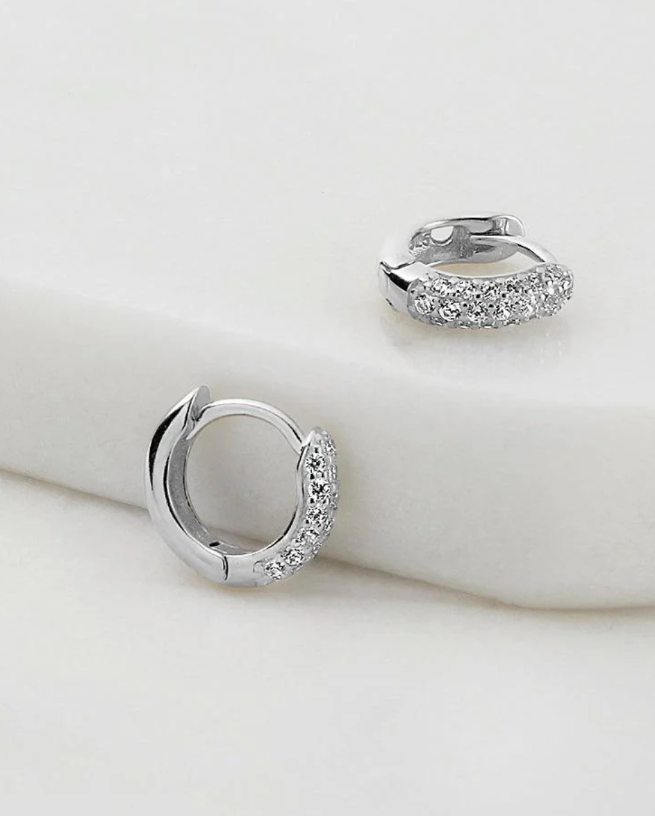 Anglesea Huggie Earring Silver