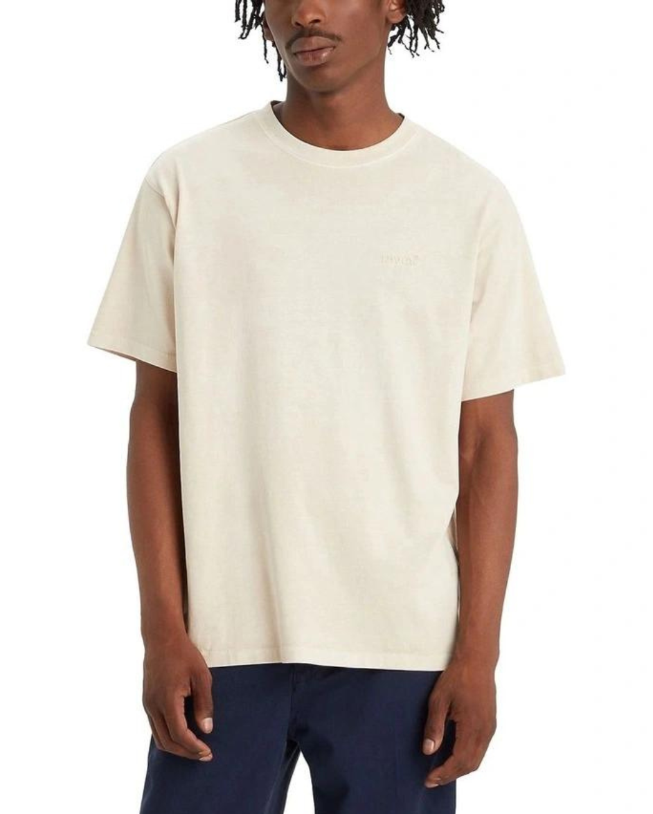 Red Tab Vintage Tee Fog