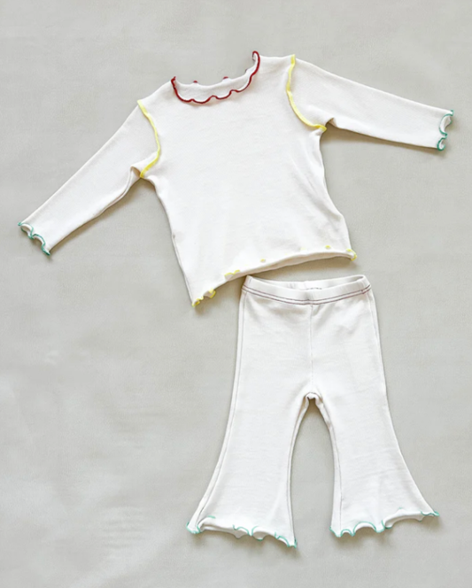 Florence Ribbed Set Cream