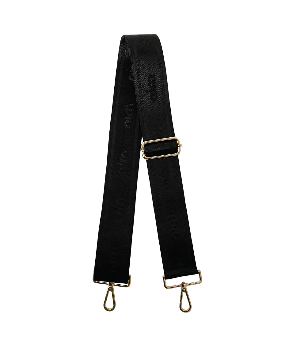 Shoulder Strap Black Mono & Gold