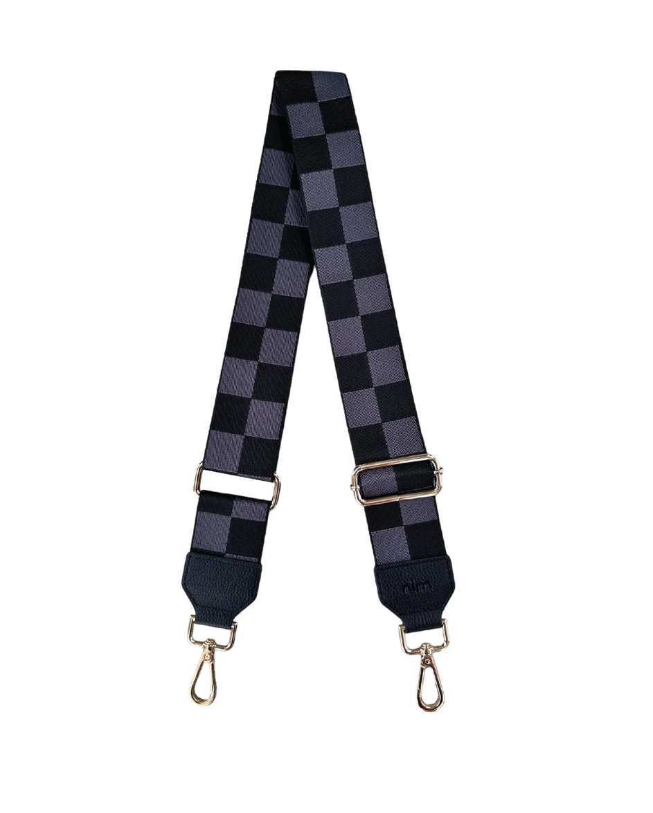 Shoulder Strap Black Check