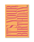 Birthday Orange Card