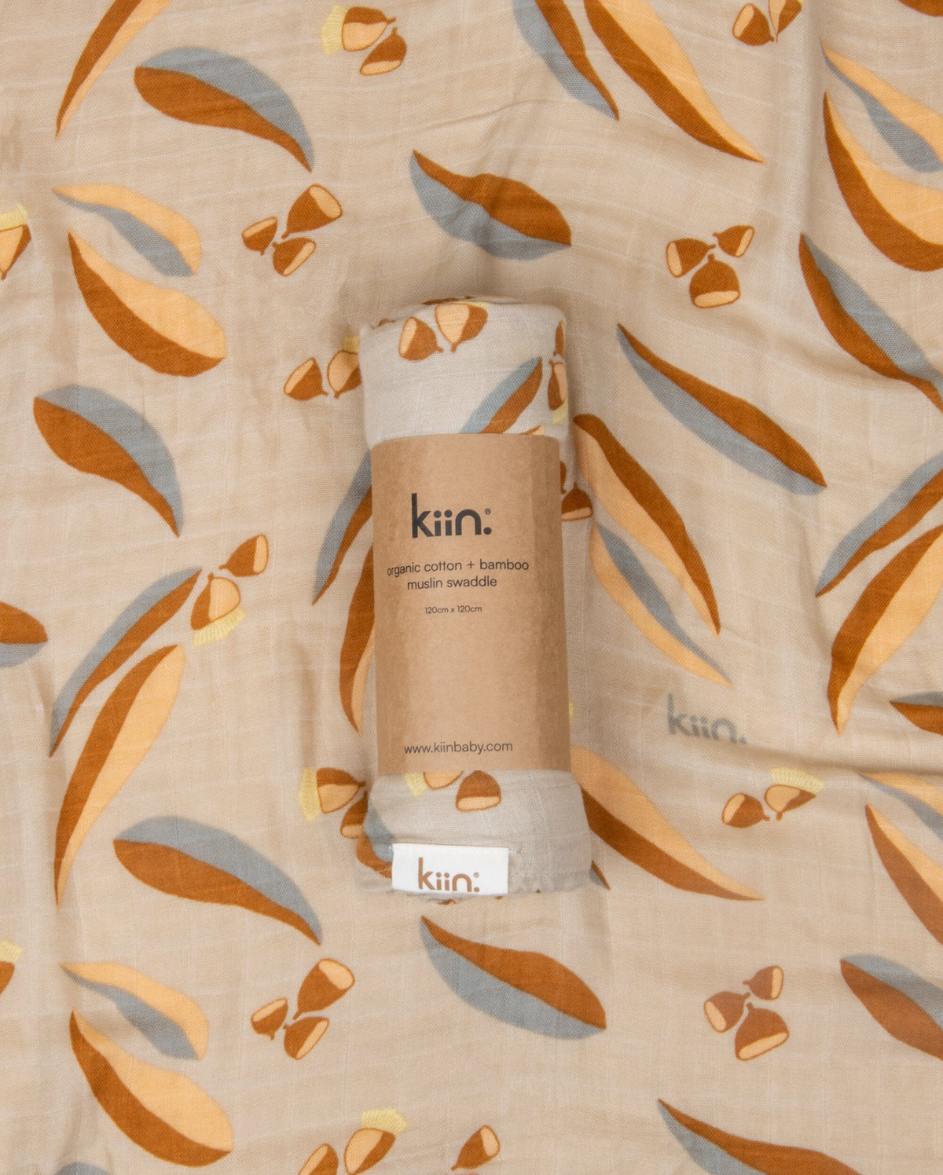 Organic Swaddle Eucalypt