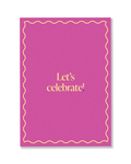 Let's Celebrate Card Pink
