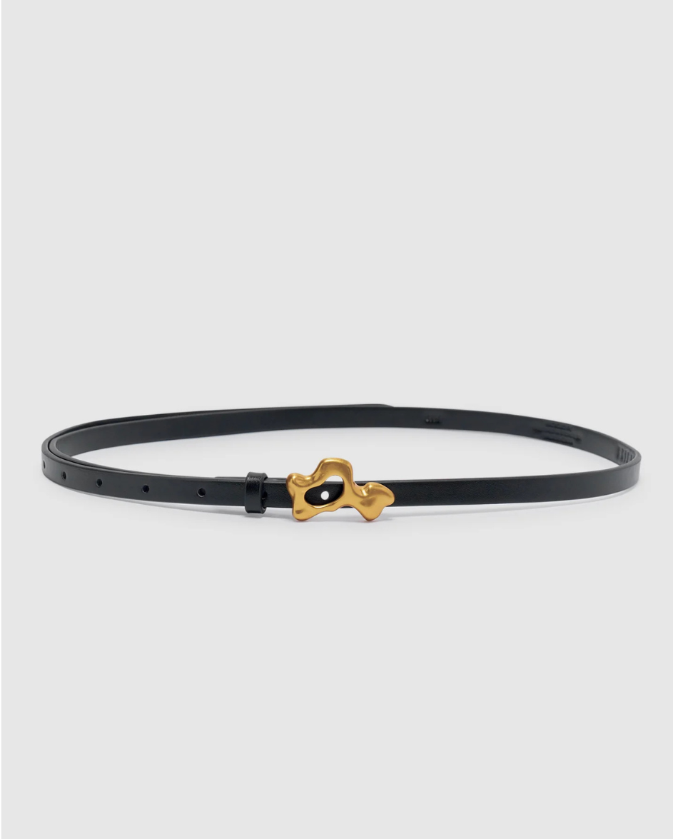 Leandra Belt Black Gold