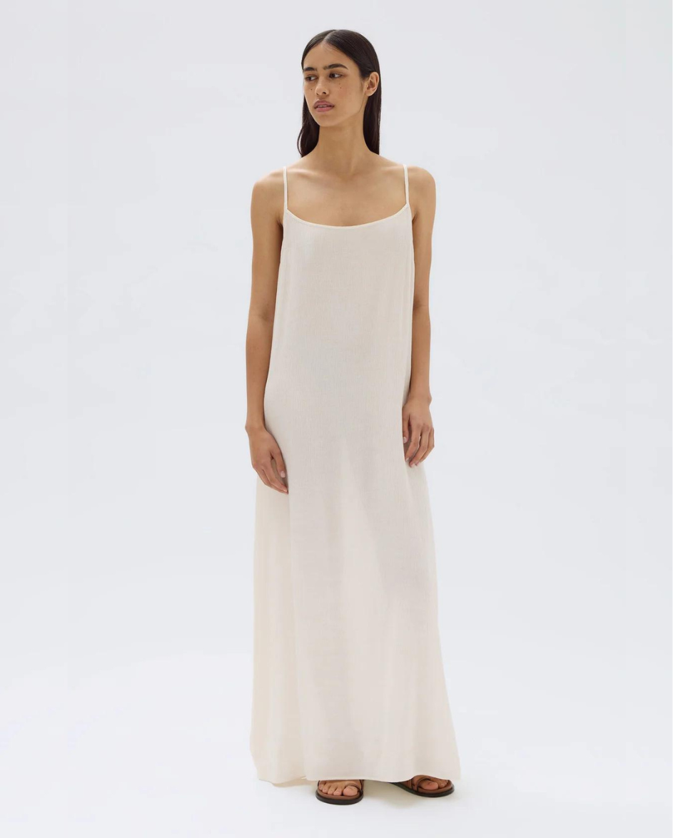 Lani Crinkle Maxi Dress Stone