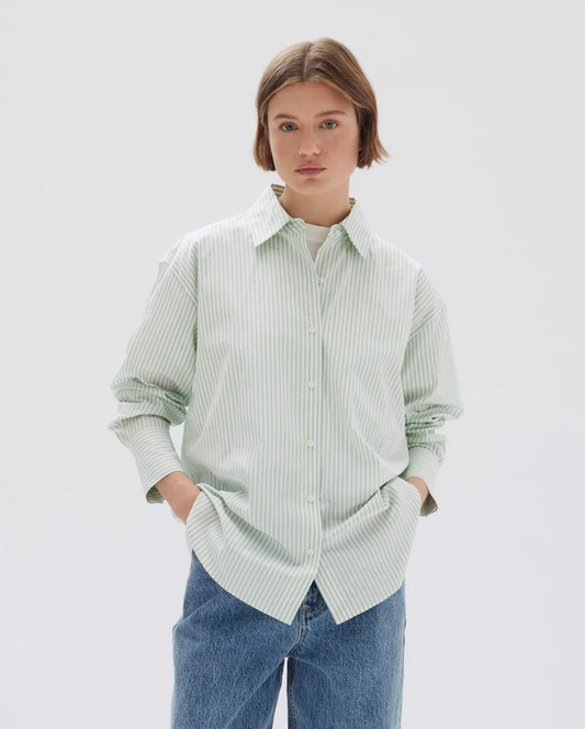 Signature Poplin Shirt Rosemary