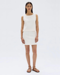 Zoe Twill Mini Skirt