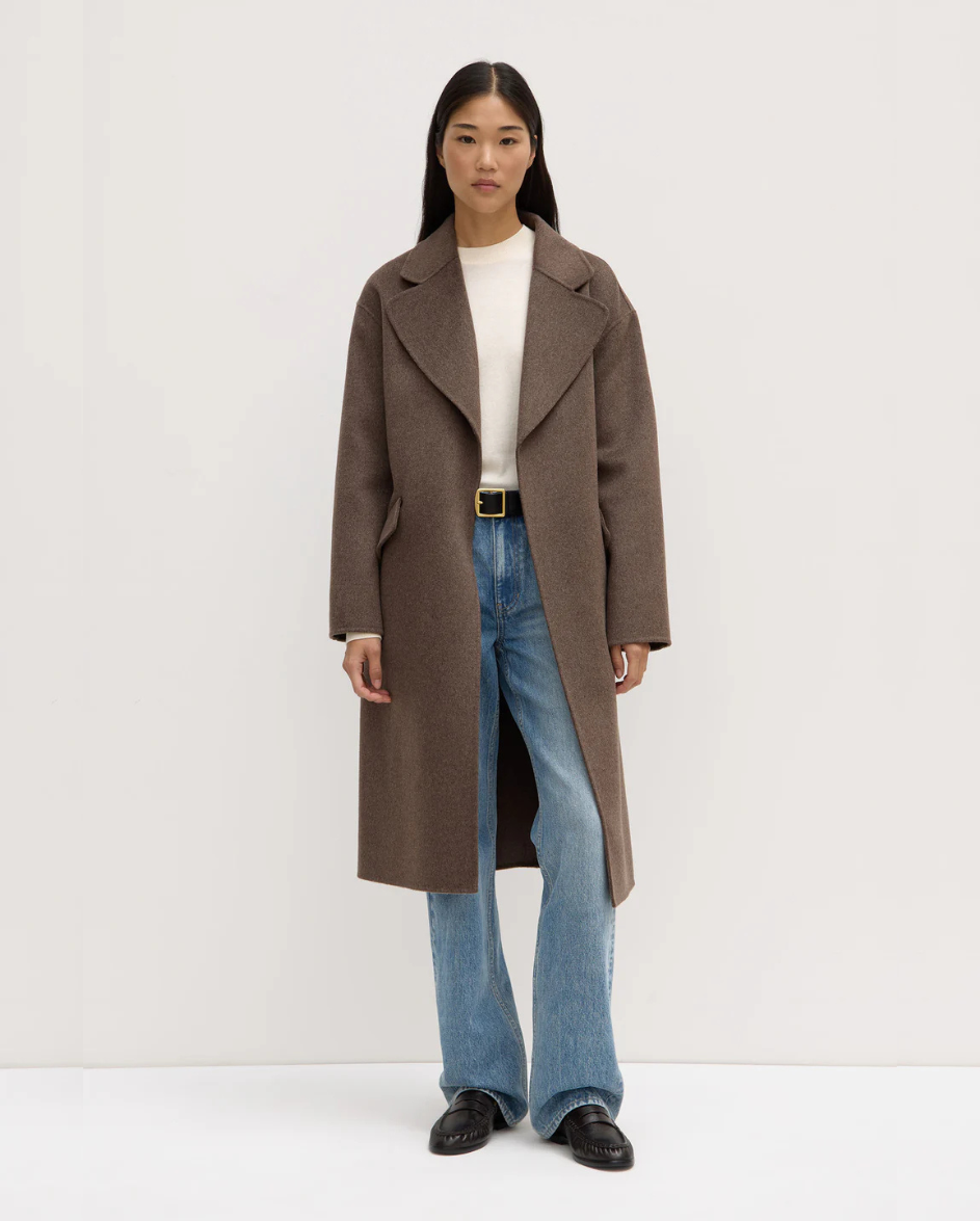 Sadie Wool Coat Cocoa Marle