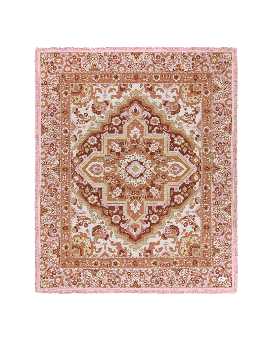 Dessert Rose Woven Rug XL