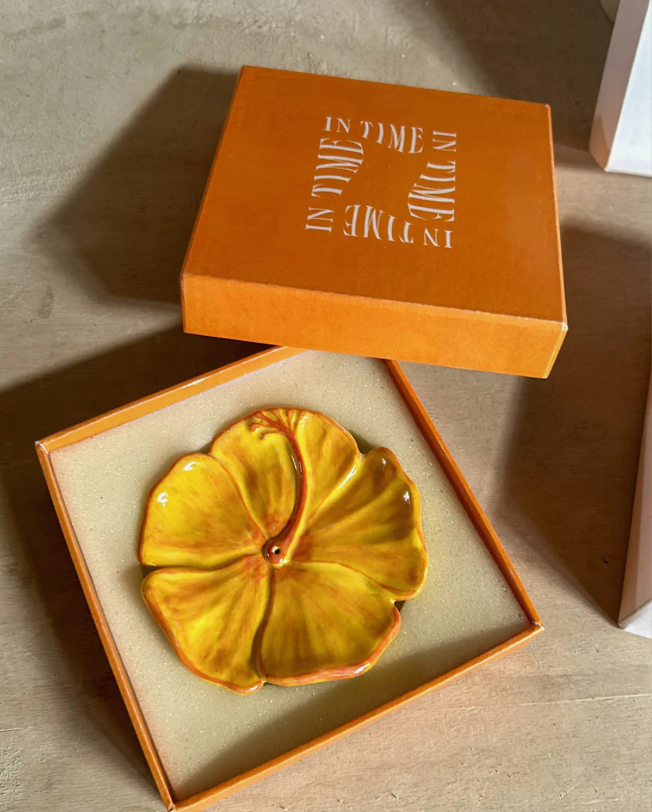 Hibiscus Incense Holder