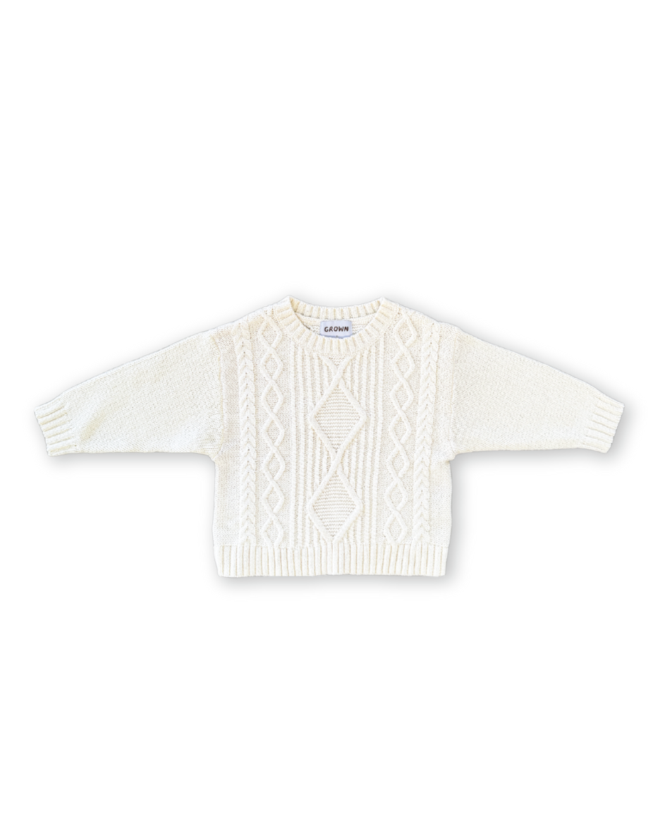 Chunky Cable Knit Milk