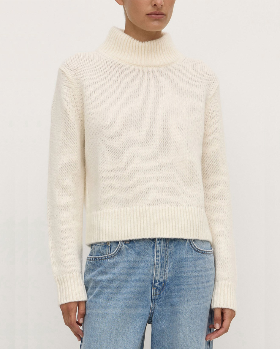 Cosette Alpaca Wool Knit Cream