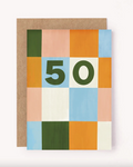FIFTY Birthday Card