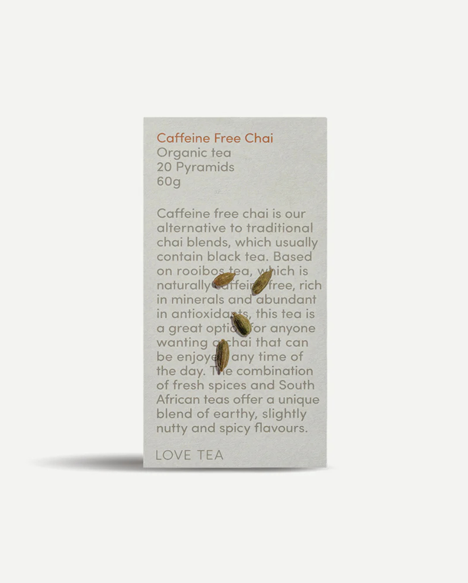 Caffiene Free Chai Pyramid Tea