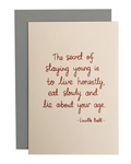 Ball Quote Card Copper