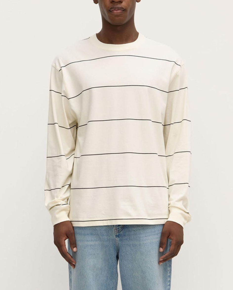 Mens Baxter Stripe LS Tee