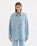 Sheeba Denim Shirt Sky Blue