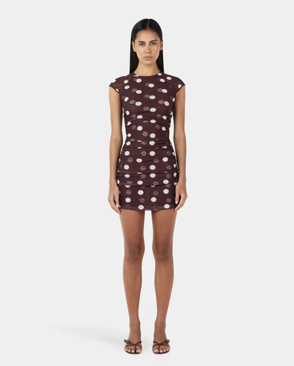 Vespa Mini Dress Pinot Polka