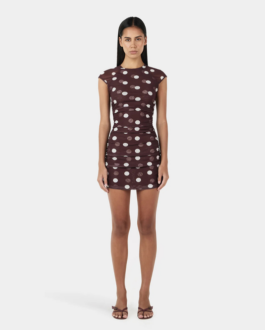 Vespa Mini Dress Pinot Polka