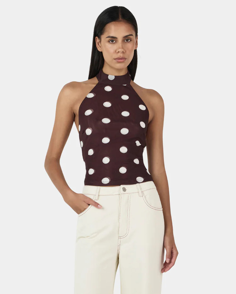 Nola Halter Top Pinot Polka
