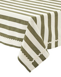 Orla Cotton Tablecloth Olive