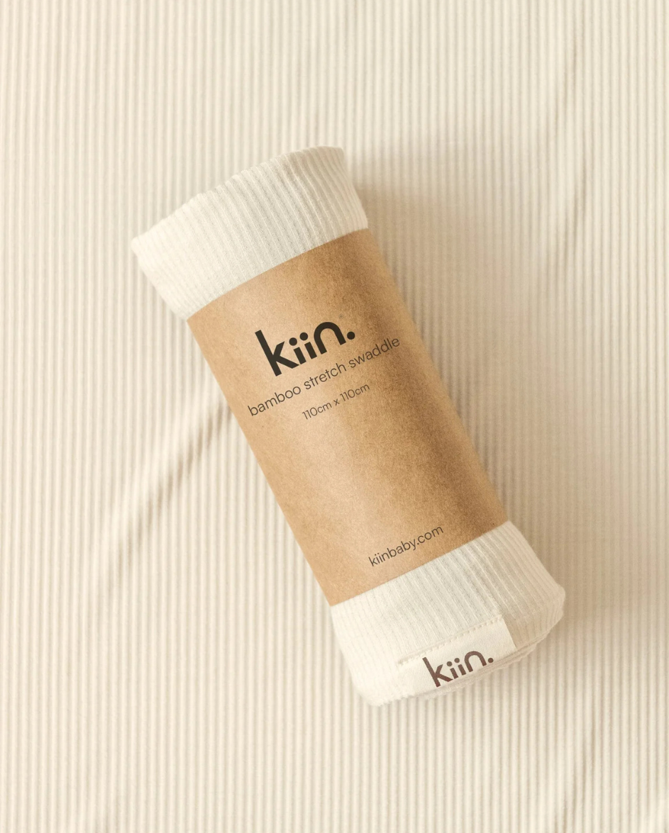 Bamboo Stretch Swaddle Ivory