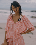 Chloe Blouse Starburst Gingham